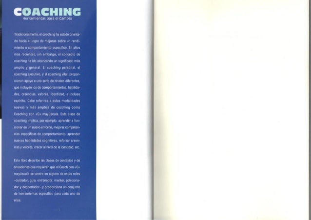 coaching herramientas para el cambio robert dilts